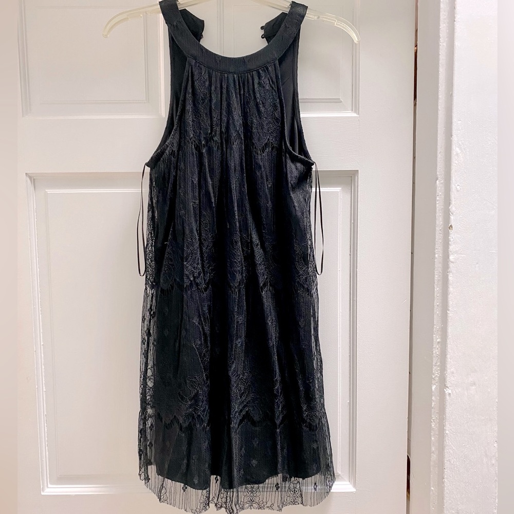 ASTR the Label Lace Shift Mini Dress